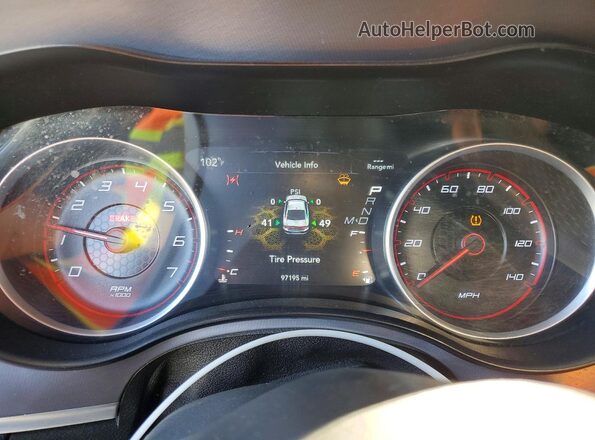 2C3CDXHG5KH685014 2019 DODGE CHARGER White Instrument cluster view