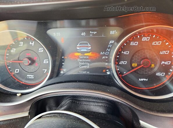 2C3CDXHG5LH142361 2020 DODGE CHARGER Gray ხელსაწყოთა პანელის ხედი
