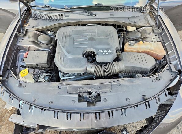 2C3CDXHG5LH142361 2020 DODGE CHARGER Gray უკანა სალონის ხედი