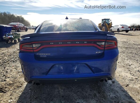2C3CDXHG5MH574479 2021 DODGE CHARGER Blue Հետևի տեսք