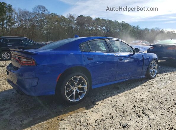2C3CDXHG5MH574479 2021 DODGE CHARGER Blue Հետևի աջ