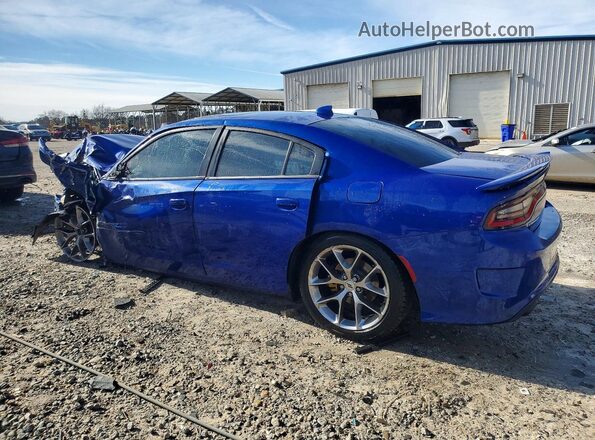 2C3CDXHG5MH574479 2021 DODGE CHARGER Blue Հետևի ձախ