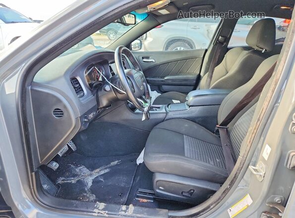 2C3CDXHG5PH647449 2023 DODGE CHARGER Gray Front interior view