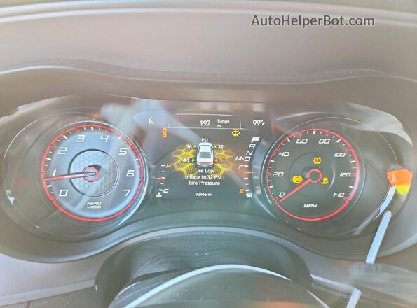 2C3CDXHG5PH647449 2023 DODGE CHARGER Gray Instrument cluster view
