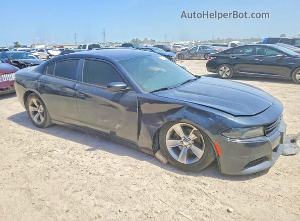 2C3CDXHG6GH132301 2016 DODGE CHARGER Black Delantero derecho