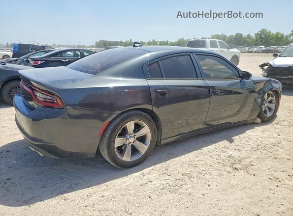 2C3CDXHG6GH132301 2016 DODGE CHARGER Black Trasero derecho