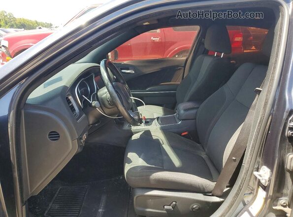 2C3CDXHG6GH132301 2016 DODGE CHARGER Black Vista interior delantera