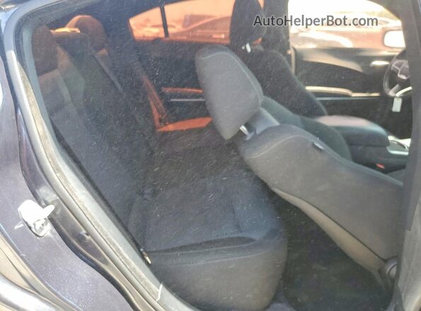 2C3CDXHG6GH132301 2016 DODGE CHARGER Black Vista de los asientos traseros