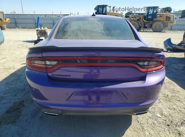 2C3CDXHG6GH165184 2016 DODGE CHARGER Purple Vista trasera