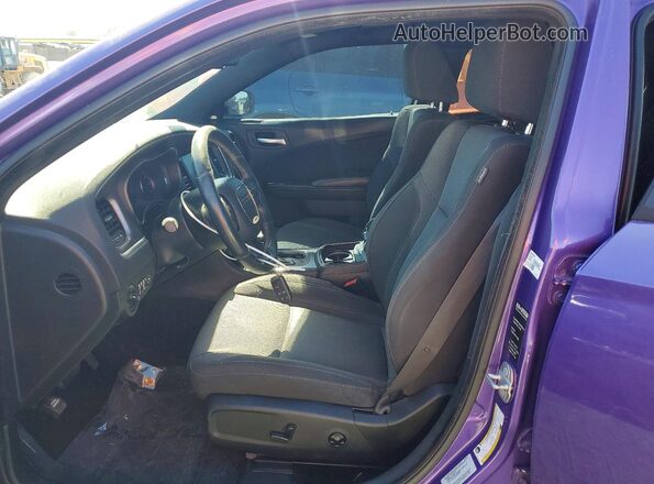 2C3CDXHG6GH165184 2016 DODGE CHARGER Purple Vista interior delantera