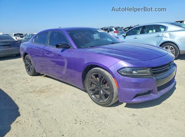 2C3CDXHG6GH165184 2016 DODGE CHARGER Purple Delantero derecho