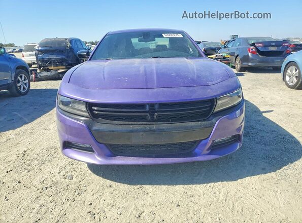 2C3CDXHG6GH165184 2016 DODGE CHARGER Purple Vista frontal