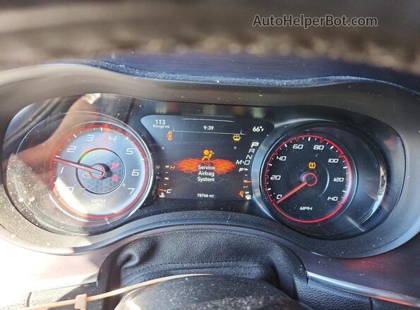 2C3CDXHG6JH323241 2018 DODGE CHARGER White Vista del cuadro de instrumentos