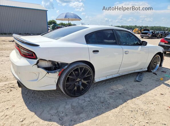 2C3CDXHG6KH688987 2019 DODGE CHARGER White Tył prawy