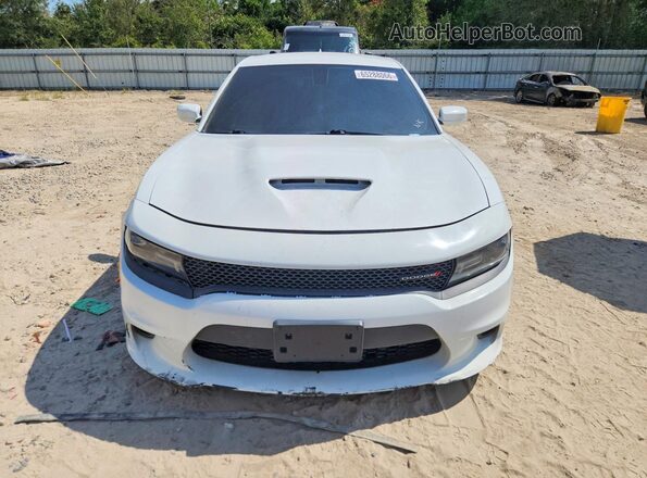 2C3CDXHG6KH688987 2019 DODGE CHARGER White Widok z przodu