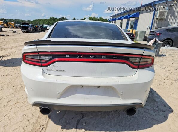 2C3CDXHG6KH688987 2019 DODGE CHARGER White Widok z tyłu