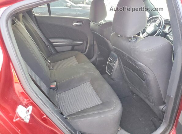 2C3CDXHG6LH145429 2020 DODGE CHARGER Burgundy Vista de los asientos traseros