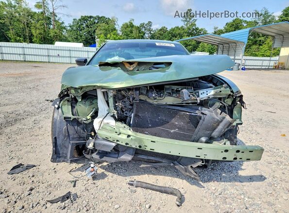 2C3CDXHG6MH507650 2021 DODGE CHARGER Зеленый Вид спереди