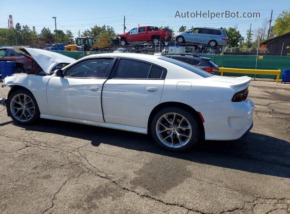 2C3CDXHG6NH189885 2022 DODGE CHARGER White Հետևի ձախ