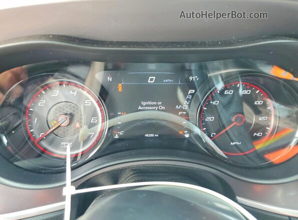 2C3CDXHG6NH227907 2022 DODGE CHARGER Зеленый Вид щитка приборов