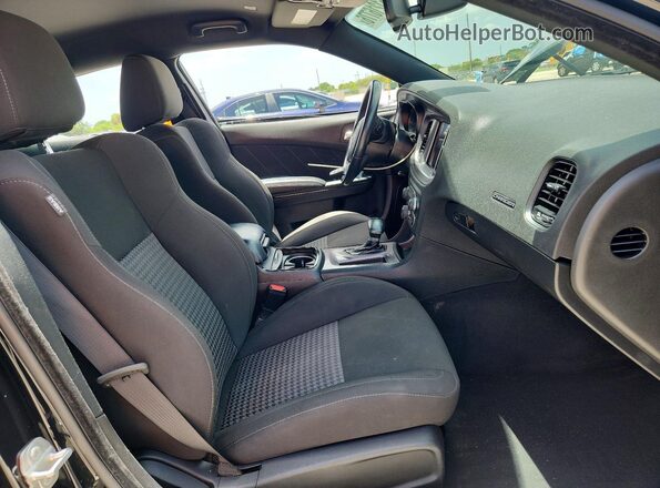 2C3CDXHG6PH591974 2023 DODGE CHARGER Black Front interior view