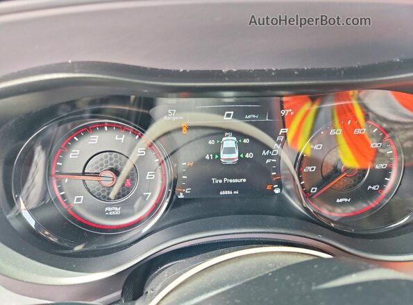 2C3CDXHG6PH591974 2023 DODGE CHARGER Black Instrument cluster view