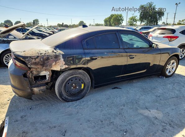 2C3CDXHG7GH241138 2016 DODGE CHARGER Black უკანა მარჯვენა