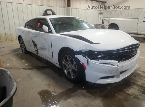2C3CDXHG7GH252871 2016 DODGE CHARGER White Przód prawy