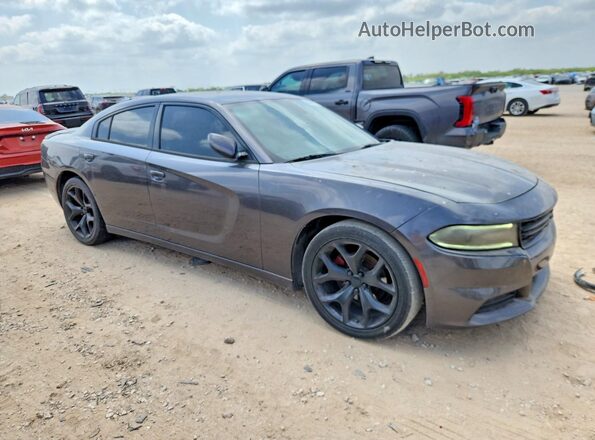 2C3CDXHG7GH312368 2016 DODGE CHARGER Серый Передняя правая четверть
