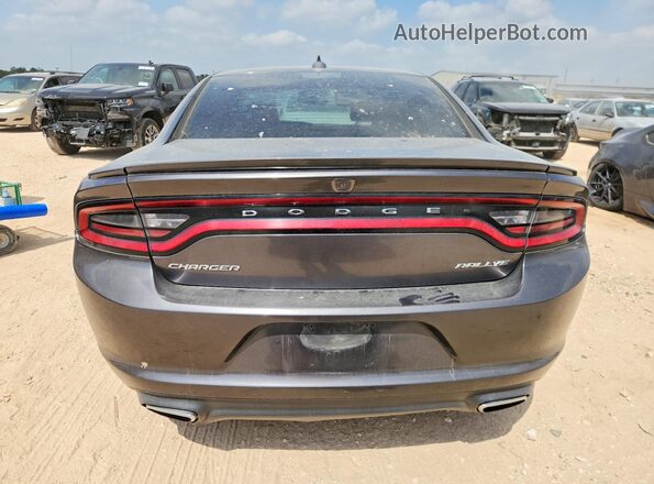 2C3CDXHG7GH312368 2016 DODGE CHARGER Серый Вид сзади