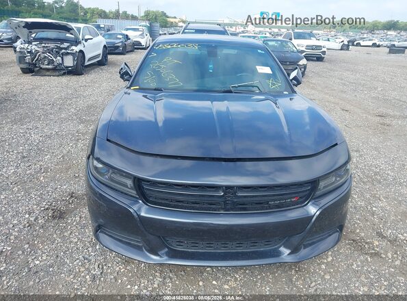 2C3CDXHG7GH318011 2016 DODGE CHARGER Gray Dashboard view