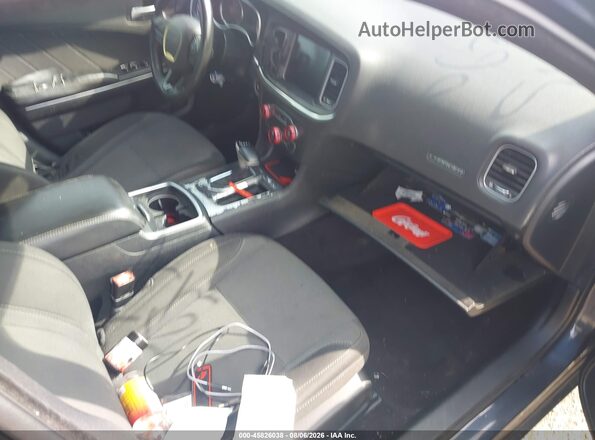 2C3CDXHG7GH318011 2016 DODGE CHARGER Gray Front interior view