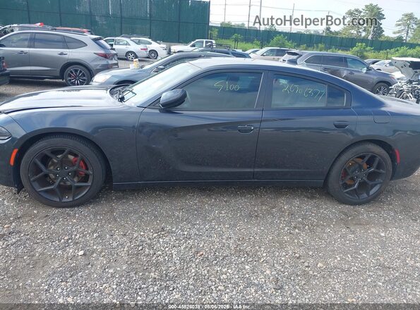 2C3CDXHG7GH318011 2016 DODGE CHARGER Gray Rear interior view