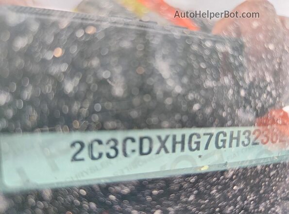 2C3CDXHG7GH323628 2016 DODGE CHARGER Gray Շարժիչի բաժամունքի տեսք