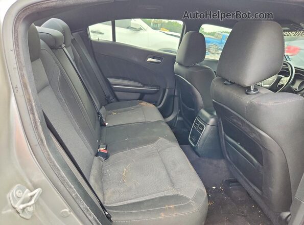 2C3CDXHG7GH323628 2016 DODGE CHARGER Gray Հետևի նստատեղերի տեսք