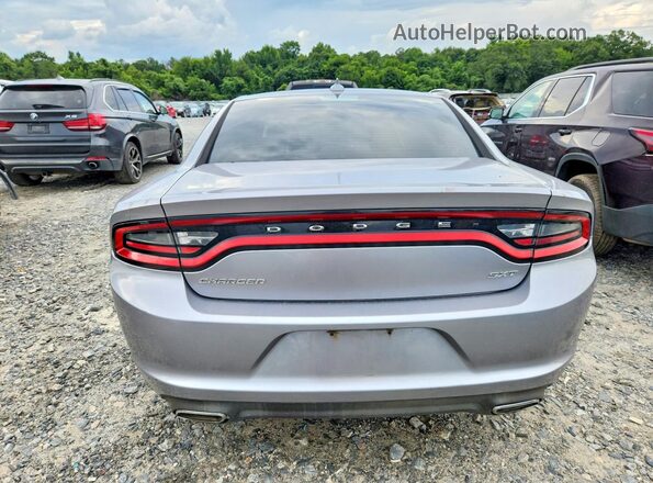 2C3CDXHG7GH323628 2016 DODGE CHARGER Gray Հետևի տեսք