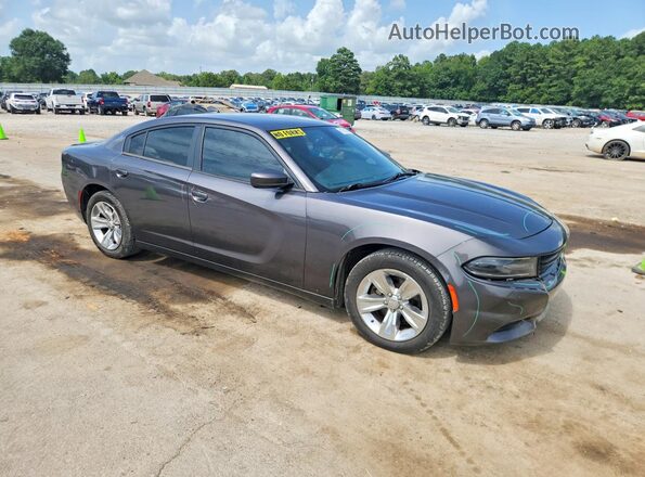 2C3CDXHG7GH355611 2016 DODGE CHARGER Gray Front right