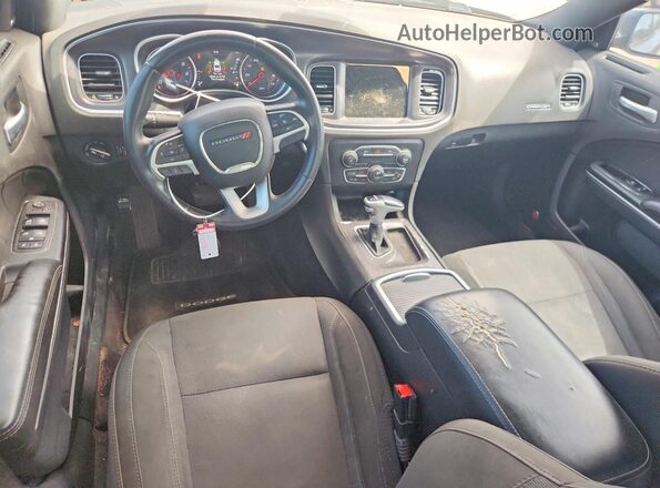 2C3CDXHG7GH355611 2016 DODGE CHARGER Gray Dashboard view