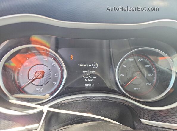 2C3CDXHG7GH355611 2016 DODGE CHARGER Gray Instrument cluster view