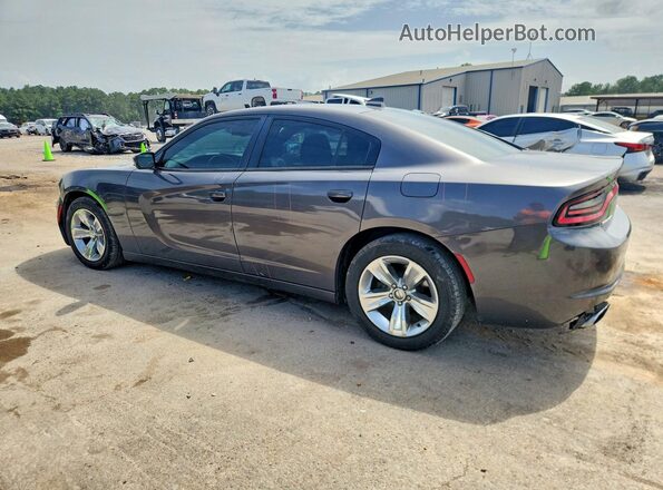 2C3CDXHG7GH355611 2016 DODGE CHARGER Gray Rear left