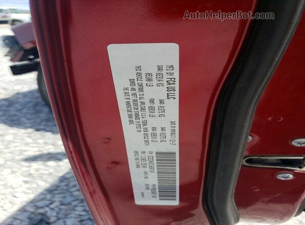 2C3CDXHG7JH207143 2018 DODGE CHARGER Red VIN sticker view