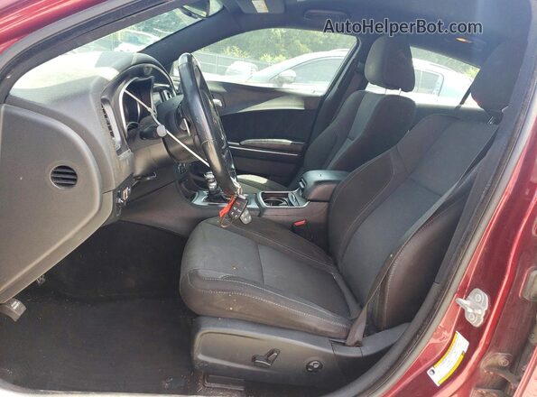 2C3CDXHG7JH207143 2018 DODGE CHARGER Red Front interior view