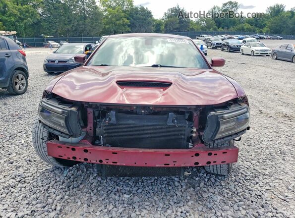 2C3CDXHG7JH207143 2018 DODGE CHARGER Red Front view