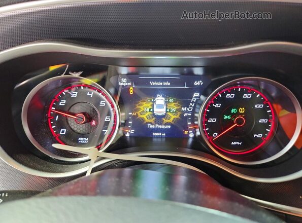 2C3CDXHG7JH328657 2018 DODGE CHARGER Черный Вид щитка приборов