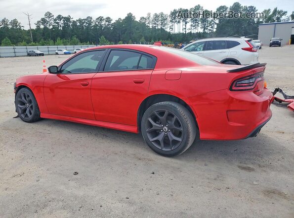 2C3CDXHG7KH545191 2019 DODGE CHARGER Красный Задняя левая четверть