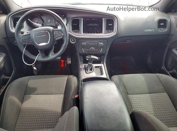 2C3CDXHG7KH545191 2019 DODGE CHARGER Красный Вид панели приборов