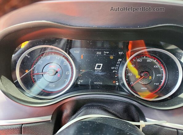 2C3CDXHG7KH684897 2019 DODGE CHARGER White Instrument cluster view