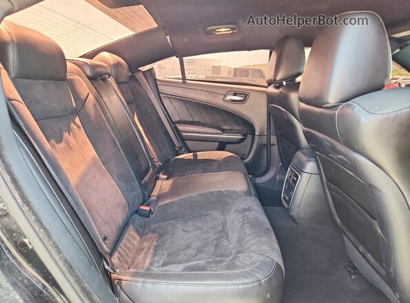 2C3CDXHG7KH758786 2019 DODGE CHARGER Черный Вид задних сидений