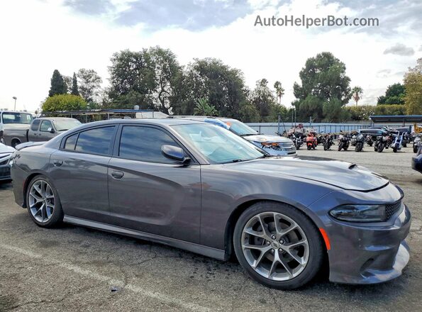 2C3CDXHG7LH184143 2020 DODGE CHARGER Серый Передняя правая четверть