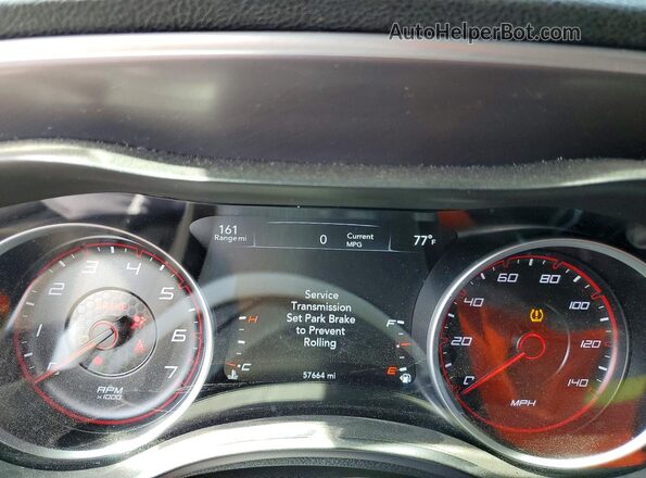 2C3CDXHG7LH184143 2020 DODGE CHARGER Серый Вид щитка приборов